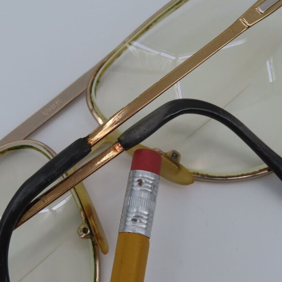 VTG Marcolin Marchon 900-F9 Gold Silver Metal Eyeglasses Glasses Frames Italy - Picture 14 of 16